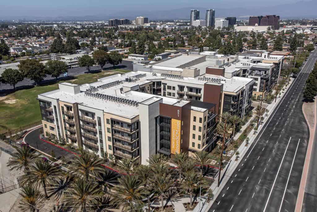 Aerial view of Bloom South Coast Metro in Sta. Ana, CA